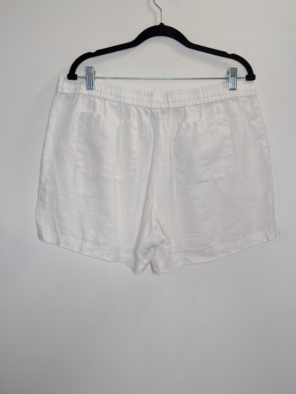 Tommy Bahama 100% Linen Drawstring Shorts White L Relaxed Beachy - Picture 4 of 5